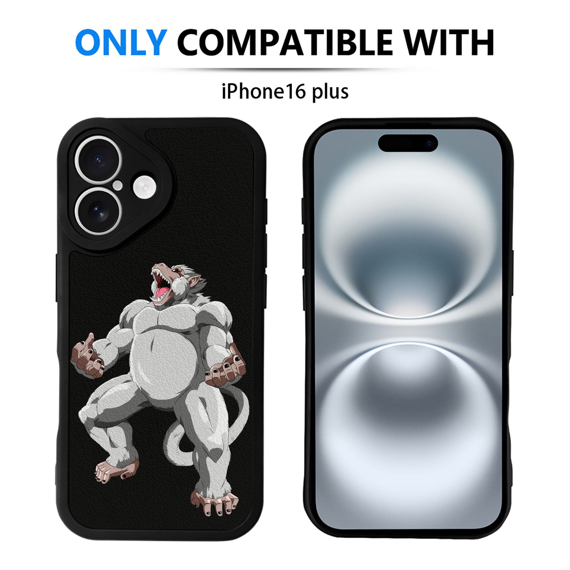 ドラゴンボール DRAGON BALL 【iPhone 16シリーズ対応】シリコンスマホケース（レザー調） 材質：シリコン